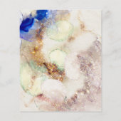 Glitter Waterverf en Gold Foil Flyer (Achterkant)