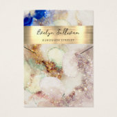 Glitter waterverf faux folie ketting display kaart (Voorkant)