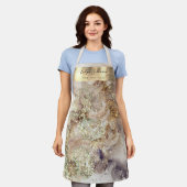 Glitter waterverf faux folie schort (Gedragen)