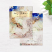 Glitter waterverf Gold folie sieraden Visitekaartje (Bureau)