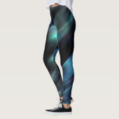 Glitter-Waterverf penseelstreken Leggings (Links)