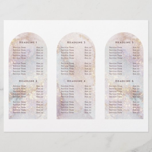 Glitter waterverf regenboogbrochure (Achterkant)