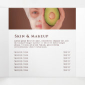 Glitter Waterverf Shapes Trifold Brochure Drieluik Kaart (Binnenkant midden)