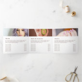 Glitter Waterverf Shapes Trifold Brochure Drieluik Kaart (Binnen)