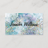 Glitter-Waterverf voor holografisch materiaal Eleg Visitekaartje (Voorkant)