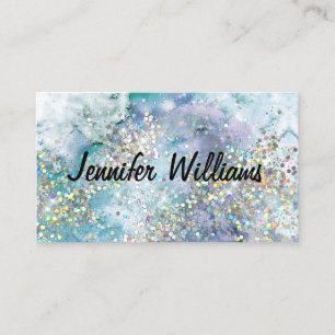 Glitter-Waterverf voor holografisch materiaal Eleg Visitekaartje