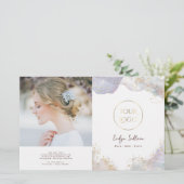 Glitter waterverf vormen bifold brochure (Staand voorkant)