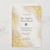 Glitter Waterverf Vormen bruiloft Kaart (Voorkant / Achterkant)