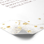 Glitter waterverf vormen digitale prijslijst poster (Hoek)