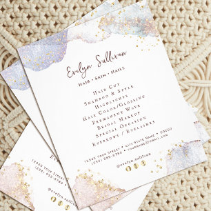 Glitter waterverf vormen flyer