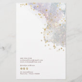 Glitter waterverf vormen prijslijst flyer (Achterkant)