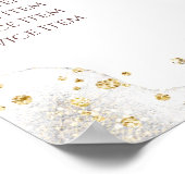 Glitter Waterverf Vormen Prijslijst Poster (Hoek)