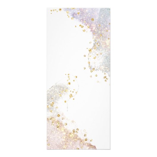 Glitter waterverf vormen prijslijst rack kaart (Achterkant)