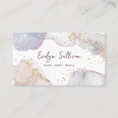 Glitter waterverf vormen Visitekaartje (Voorkant)