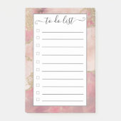 Glitter waterverf wash ombre takenlijst"   post-it® notes (Voorkant)