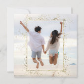 *~* Glitter - Weddenschap Website AR6 Opslaan Datu Save The Date (Achterkant)