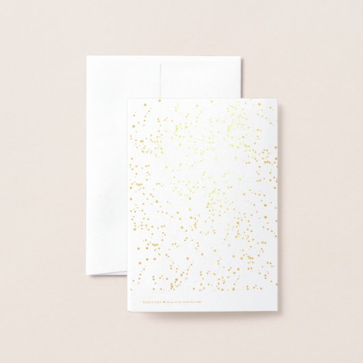 Glitter Wedding Jubileum Afbeelding Gold 50th Folie Kaarten (Met envelop)
