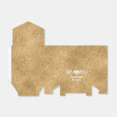 Glitter Wedding op maat Bedankdoosjes (Uitgevouwen)