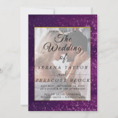 Glitter Wedding Uitnodiging (Voorkant)