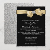 Glitter Wedding Uitnodiging (Voorkant / Achterkant)