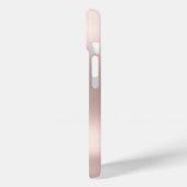 Glitter Wereldkaart Reizen Roos Goud Monogram Case-Mate iPhone Case (Achterkant / Links)