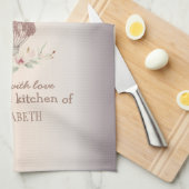 Glitter Whisk Rose Gold Glitter Drips Bakery Theedoek (Quarter Fold)