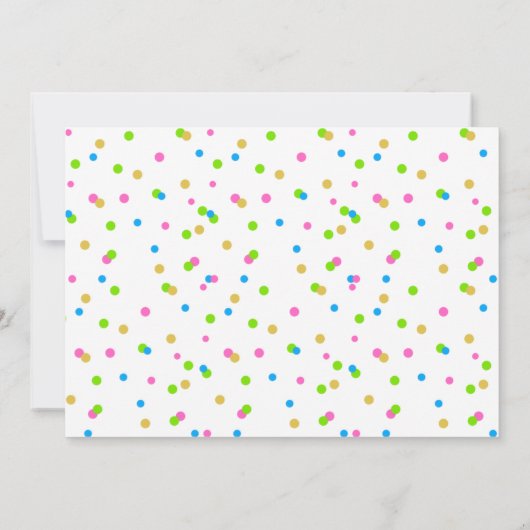 Glitter White Sparkle Gymnastics Birthday Kaart (Achterkant)