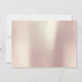 Glitter wimpers Goud Roze Make-up Certificaat Blus Kaart (Achterkant)