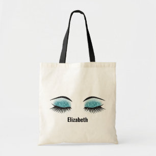Glitter wimpers tote bag