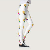 glitter wink emoji leggings (Rechts)