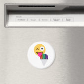 glitter wink emoji magneet (Insitu (Vaatwasser))