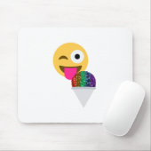 glitter wink emoji muismat (Met muis)