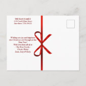 Glitter Wonderland Vakantiefoto Briefkaarten (Achterkant)