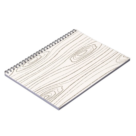 Glitter Woodgrain Journal Notitieboek (Linkerzijde)