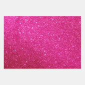 Glitter Wrapping Paper Red Pink Green Gift Wrap (Voorkant 2)