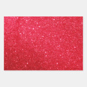 Glitter Wrapping Paper Red Pink Green Gift Wrap (Voorkant)
