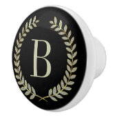 Glitter Wreater Black and Faux Keramische Knop (Rechts)