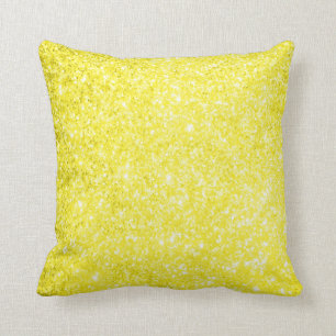 Glitter Yellow Kussen