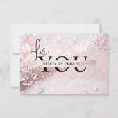 GLITTER ZAKENCadeaubon | voor jou (Voorkant)