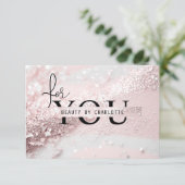 GLITTER ZAKENCadeaubon | voor jou (Staand voorkant)