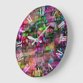 Glitter Zee World Modern Art Collectie Grote Klok (Hoek)