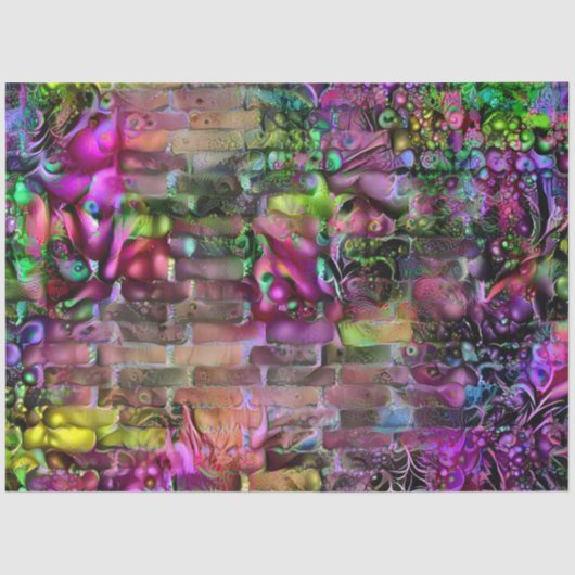 Glitter Zee World Modern Art Collectie Tissuepapier (Voorkant)