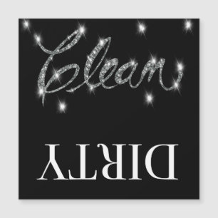 Glitter ziet er Schone vuile vaatwasmachine uit Ma