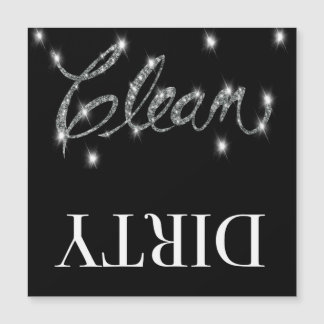 Glitter ziet er Schone vuile vaatwasmachine uit Ma