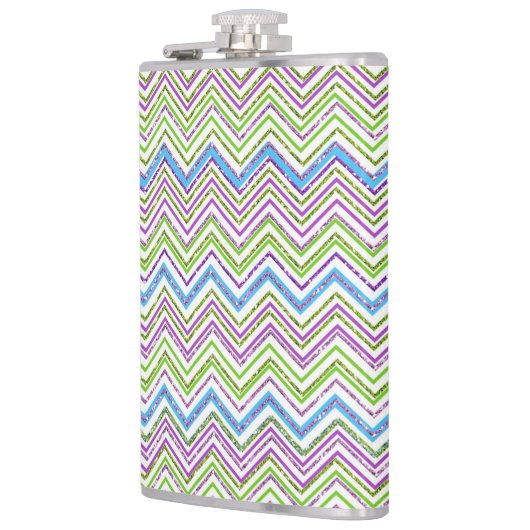 Glitter Zig Zag Heupfles (Links)