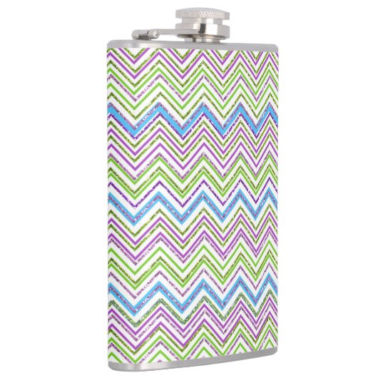 Glitter Zig Zag Heupfles (Rechts)