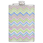Glitter Zig Zag Heupfles (Voorkant)
