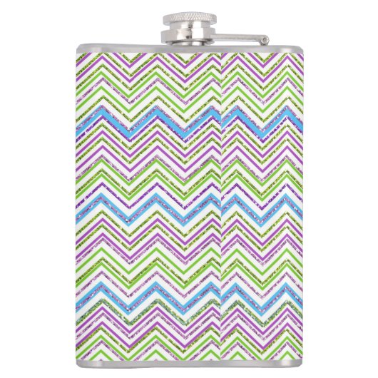 Glitter Zig Zag Heupfles (Achterkant)