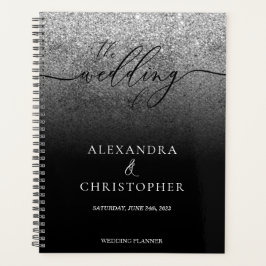 Glitter Zilver SPARKling Bruiloft Kalligrafie Planner