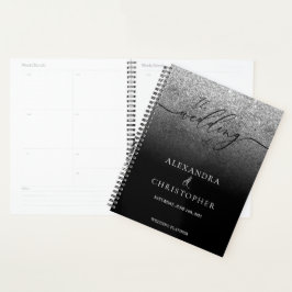 Glitter Zilver SPARKling Huwelijk Calligrafie Planner